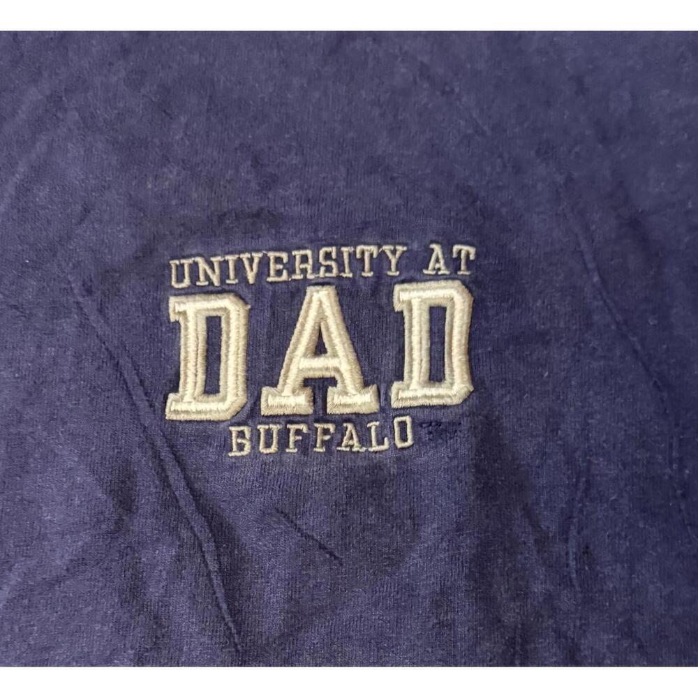 Oarsman University At Dad Buffalo Navy Blue T-Shirt Medium - Picture 2 of 6